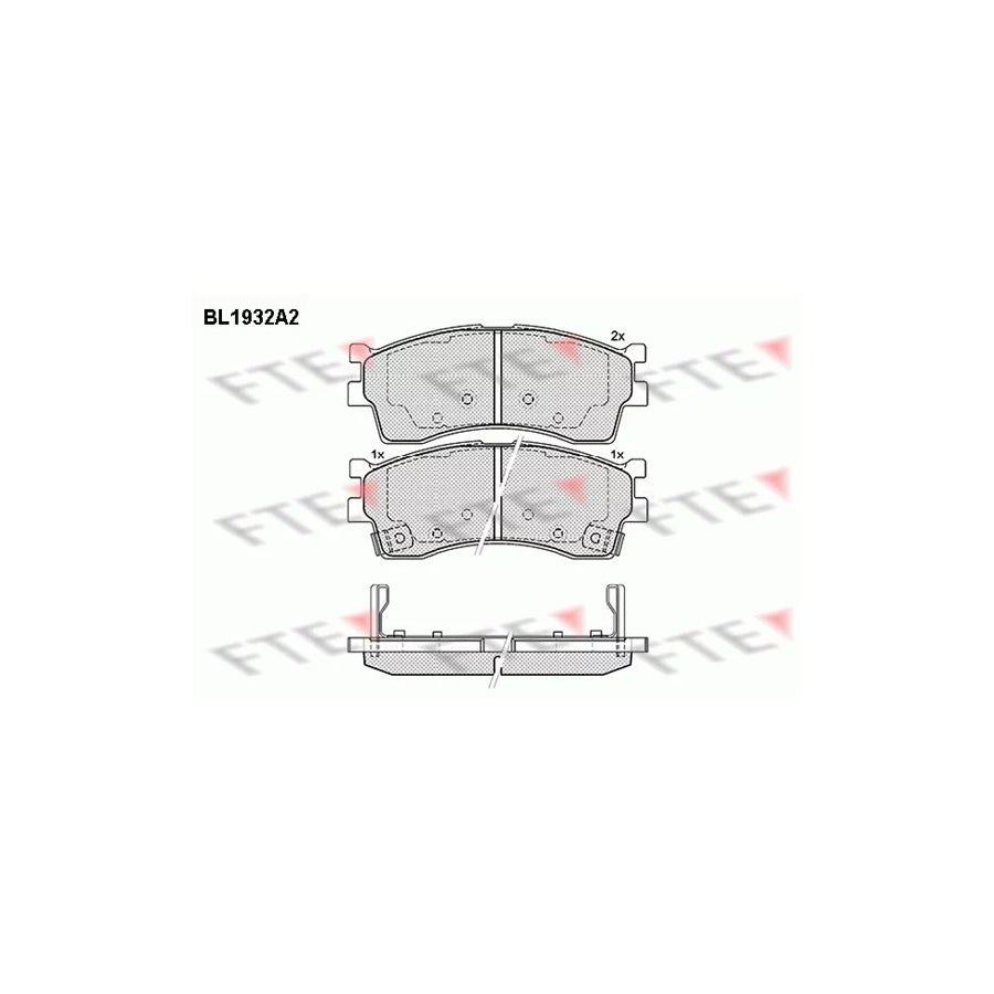 Fte BL1932A2 Brake Pad Set | ML Performance UK Car Parts