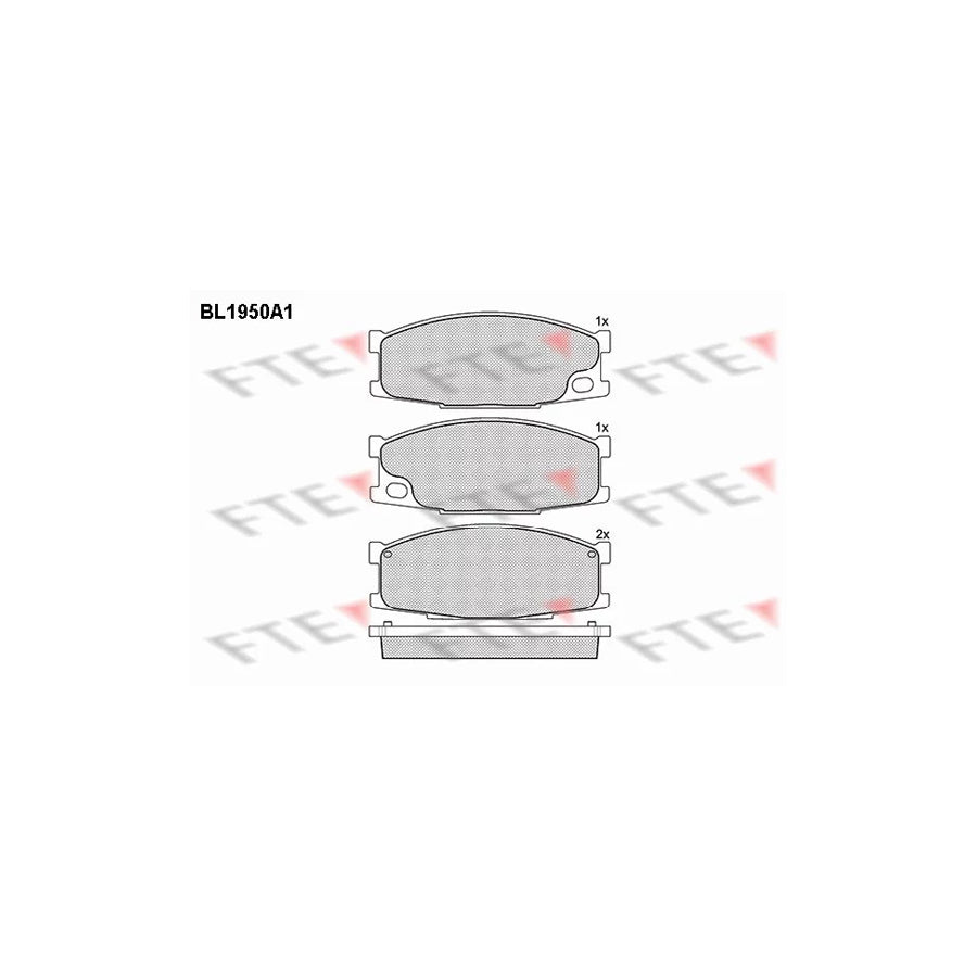 Fte 9500065 Brake Pad Set | ML Performance UK Car Parts