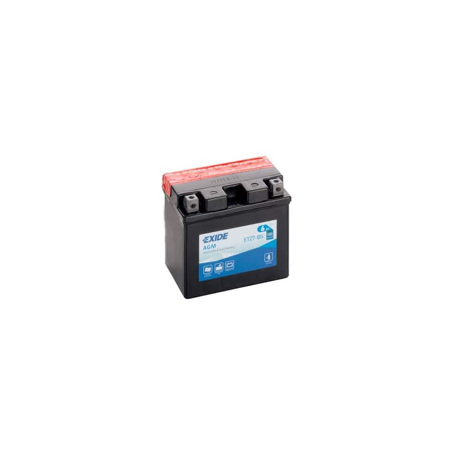 Exide ETZ7BS Motorcycle Battery 12V 6AH 100A | ML Performance UK Car Parts