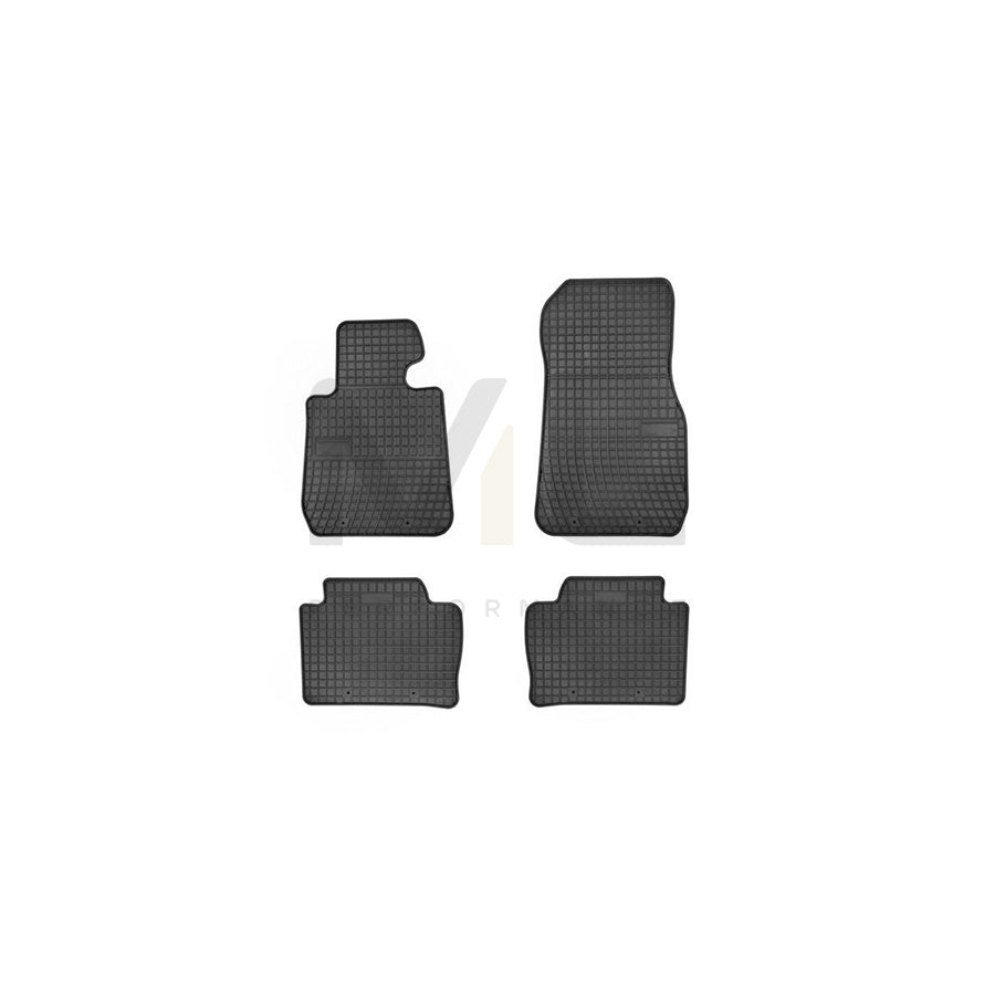 FROGUM Tailored 0670 Floor mat set Elastomer, Front and Rear, Quantity: 4, Black | ML Performance Car Parts