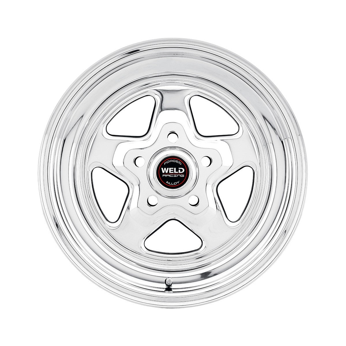 Weld 96-510214 0 Wheel 15x10 5x4.5 ET51 BS7.5 Polished Center - Polished Shell