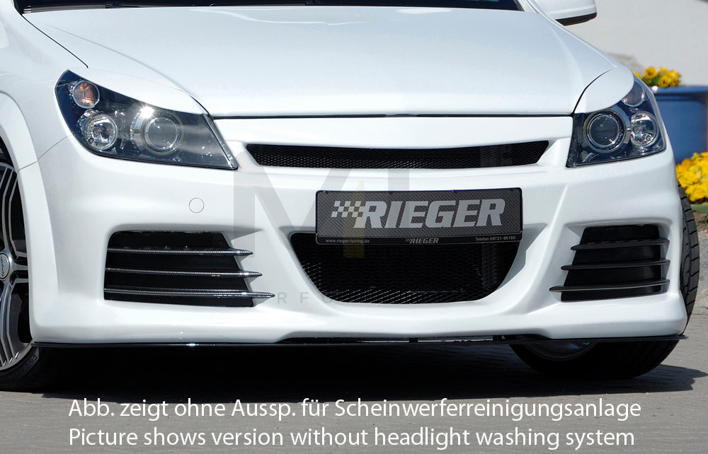 Rieger 00051261 Opel Astra H Front Bumper (Inc. GTC & Twin-Top) 5 | ML Performance UK Car Parts