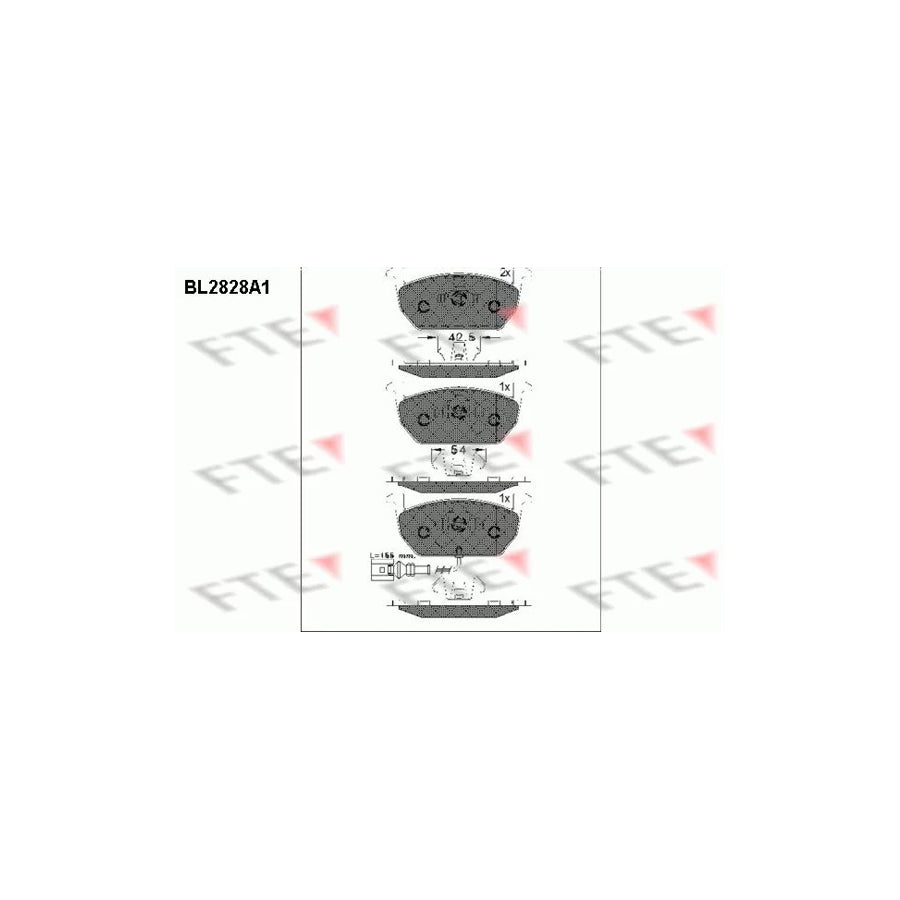 Fte BL2828A1 Brake Pad Set | ML Performance UK Car Parts