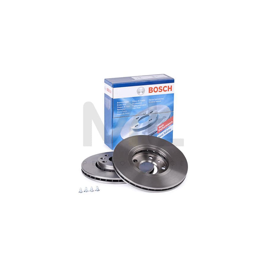 BOSCH 0 986 479 553 Brake Disc Vented, Oiled, High-carbon, with bolts/screws | ML Performance Car Parts