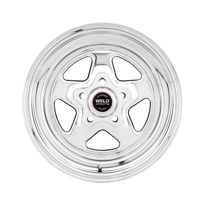 Weld 96-510210 0 Wheel 15x10 5x4.5 ET0 BS5.5 Polished Center - Polished Shell