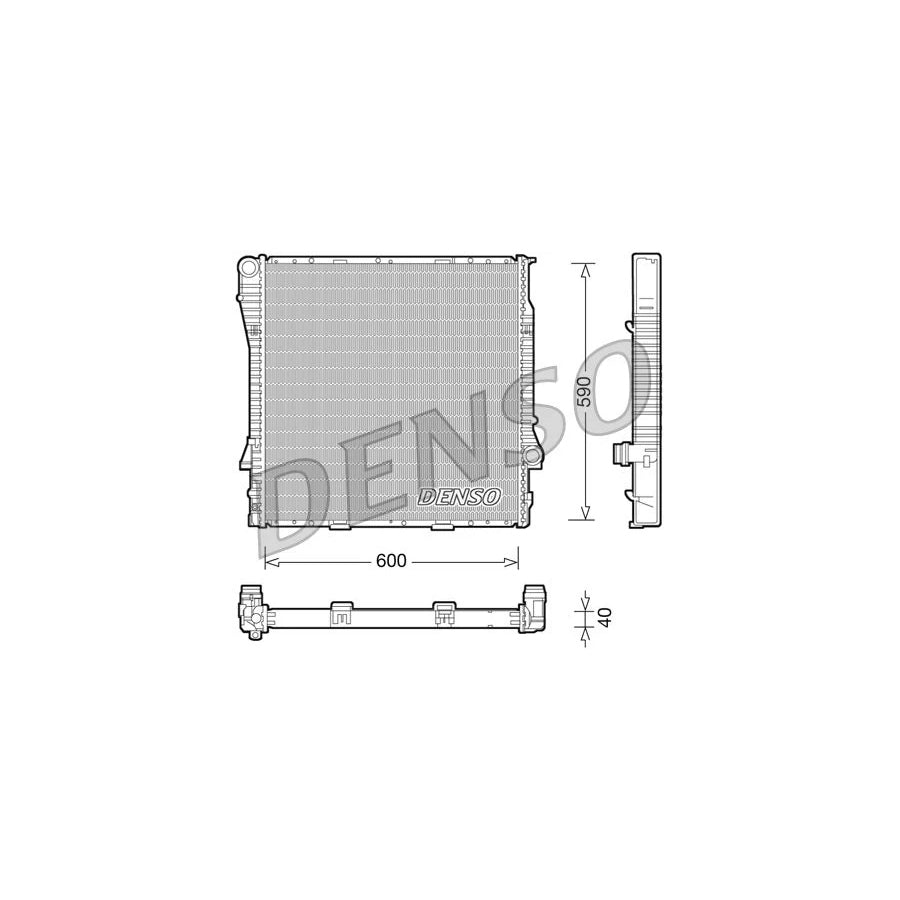 Denso DRM05114 Drm05114 Engine Radiator For Bmw X5 (E53) | ML Performance UK