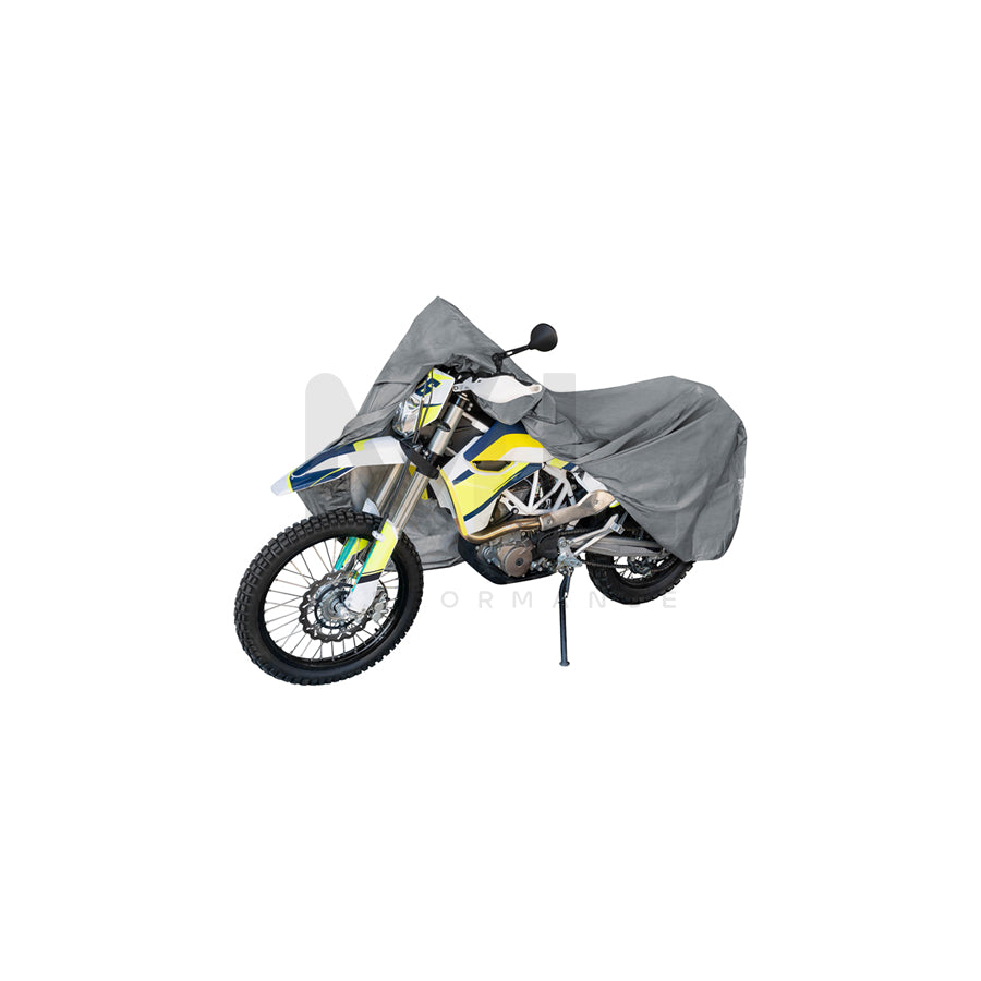 WALSER 41091 Motorcycle cover XL 110x255 cm all-weather, indoor, outdoor, waterproof | ML Performance Car Parts