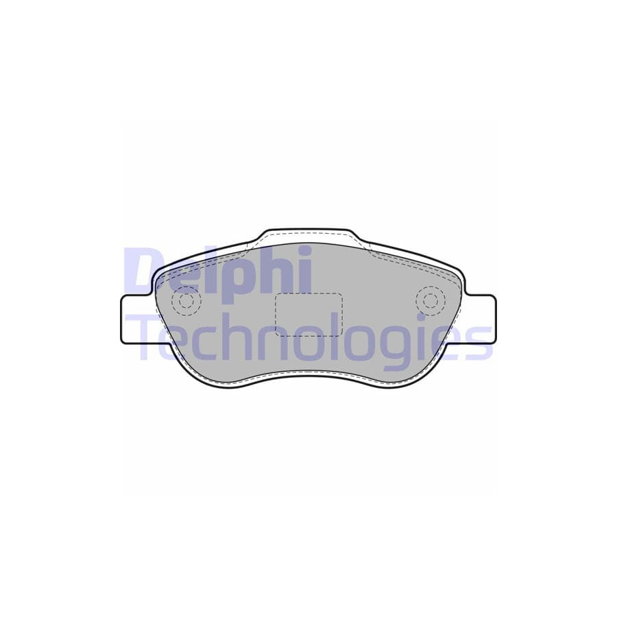 Delphi Lp1929 Brake Pad Set For Fiat Panda Ii Hatchback (169)