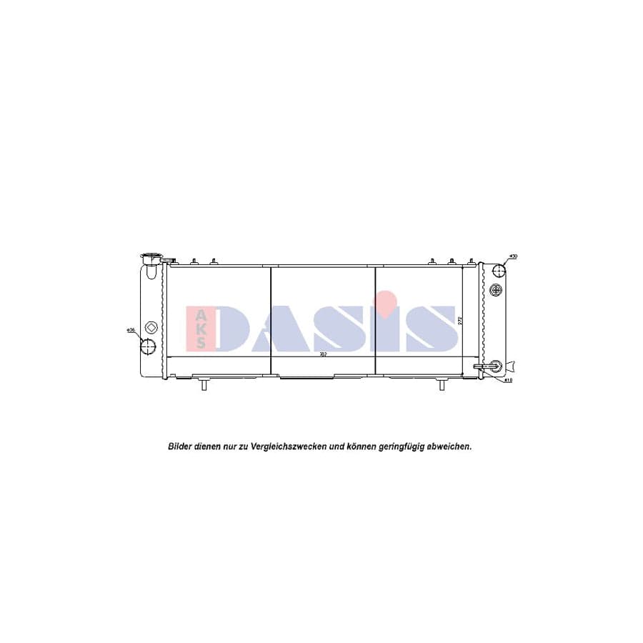 AKS Dasis 520004N Engine Radiator For Jeep Cherokee II (Xj) | ML Performance UK