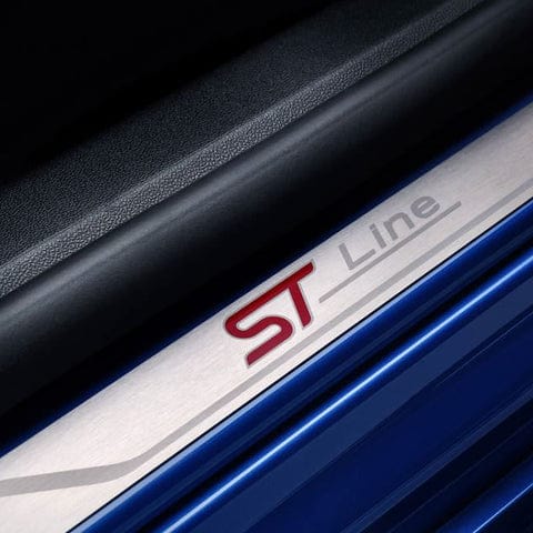 GENUINE FORD 2520627 FOCUS SCUFF PLATES FRONT, WITH ST-LINE LOGO | ML Performance UK