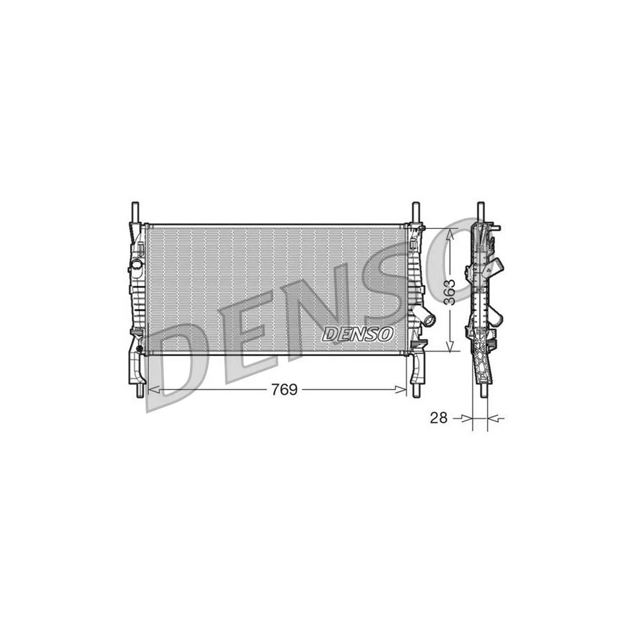 Denso DRM10106 Drm10106 Engine Radiator For Ford Transit | ML Performance UK