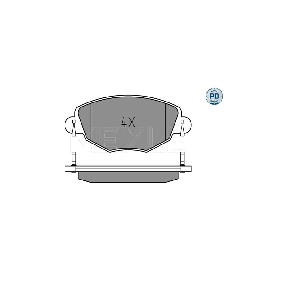 Meyle 025 232 7918/Pd Brake Pad Set