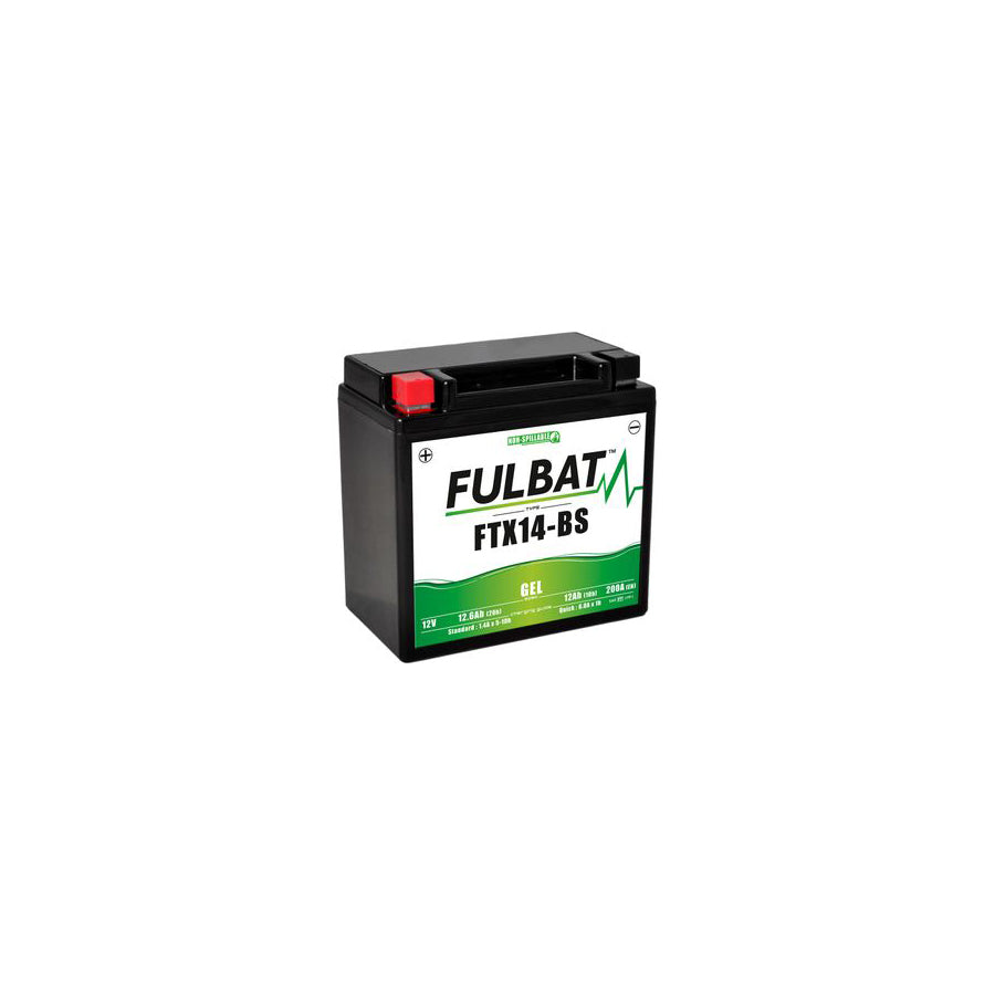 FTX14-BS GEL Fulbat Motorcycle Battery | ML Performance UK Car Parts