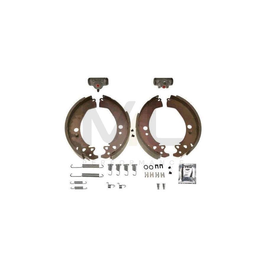 TRW Brake Kit BK1201 Brake Shoe Set for PEUGEOT J7 with wheel brake cylinder | ML Performance Car Parts