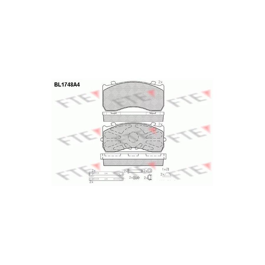 Fte 9500028 Brake Pad Set For | ML Performance UK Car Parts