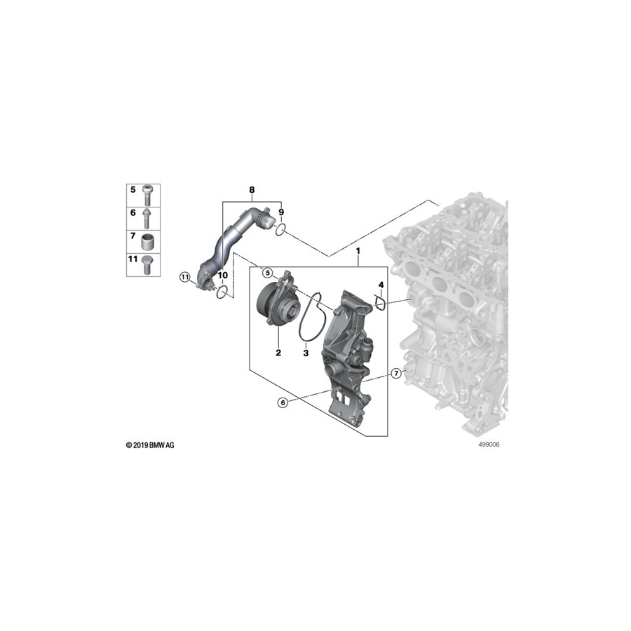 Genuine BMW 11518678907 F55 Profile-Gasket (Inc. X1 25iX, One & One First) | ML Performance UK Car Parts