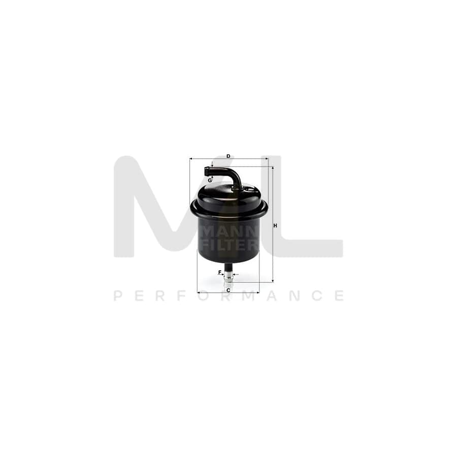 MANN-FILTER WK 710 Fuel filter for SUZUKI BALENO In-Line Filter | ML Performance Car Parts