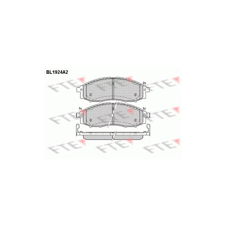 Fte BL1924A2 Brake Pad Set | ML Performance UK Car Parts