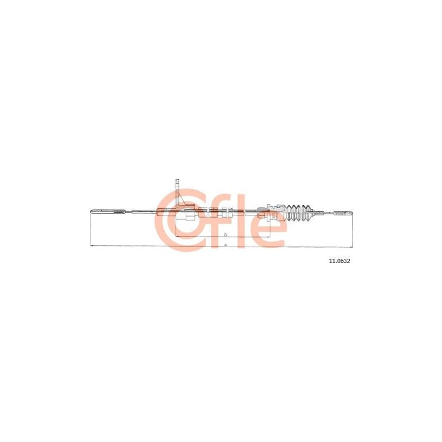 COFLE 11.0632 Throttle Cable for VW TRANSPORTER | ML Performance UK Car Parts