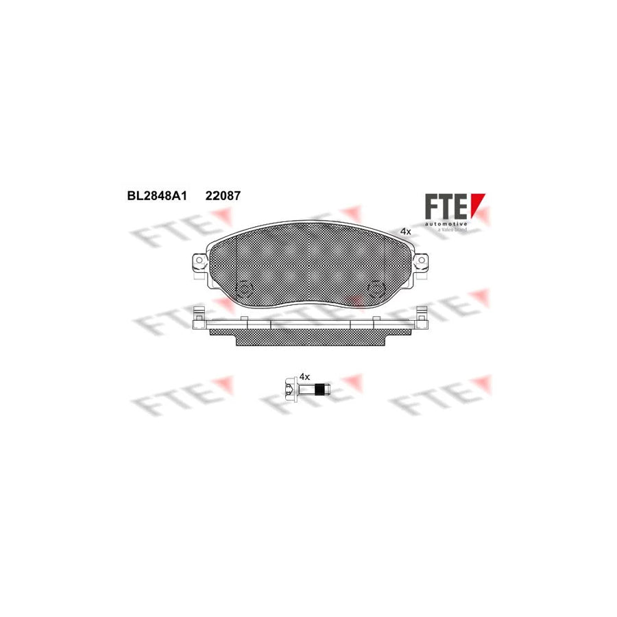 Fte BL2848A1 Brake Pad Set | ML Performance UK Car Parts