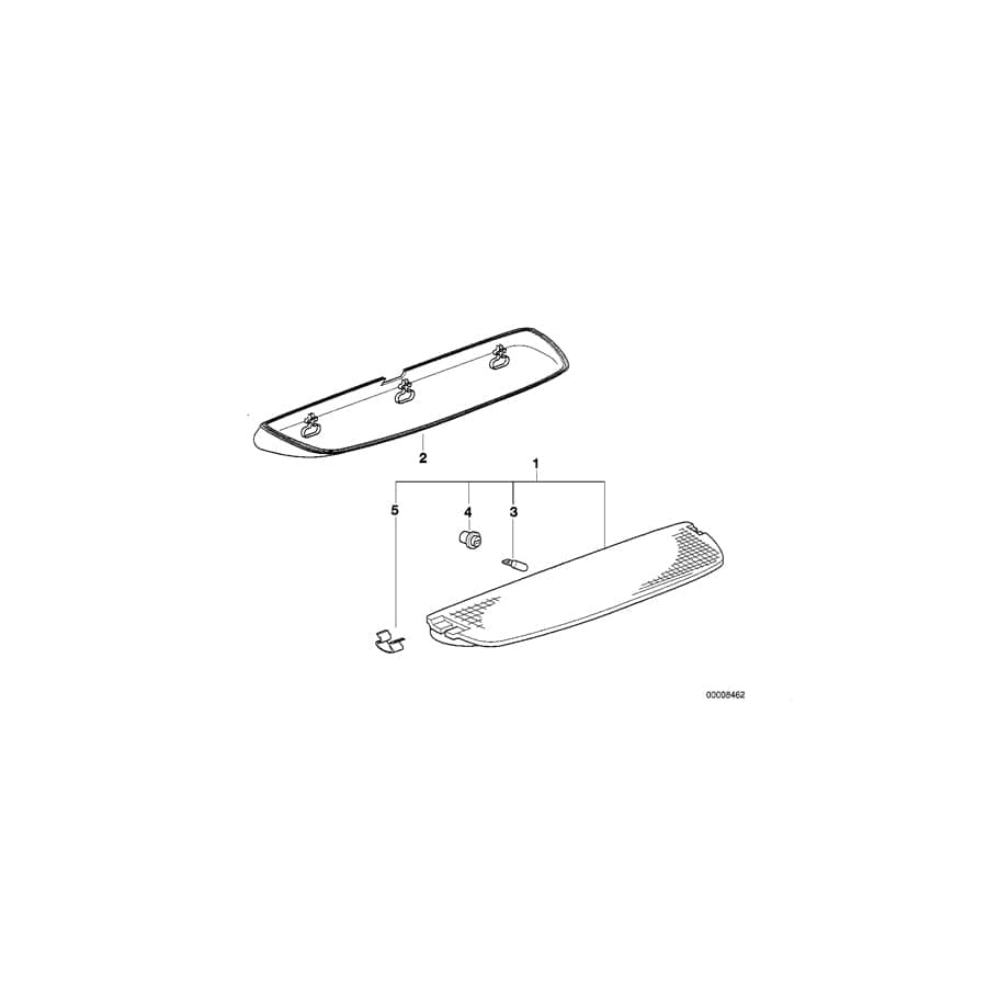 Genuine BMW 63258371410 E36 Clamp (Inc. 316i 1.9, 316i 1.6 & 316g) | ML Performance UK Car Parts