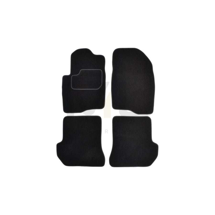 MAMMOOTH A041 MAZ12 PRM 01 Floor mat set for MAZDA 2 Hatchback (DY) Textile, Front and Rear, Quantity: 4, Black | ML Performance Car Parts