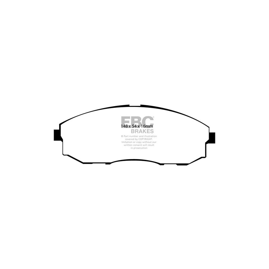 EBC DP1281 Hyundai Ultimax Front Brake Pads 2 | ML Performance UK Car Parts