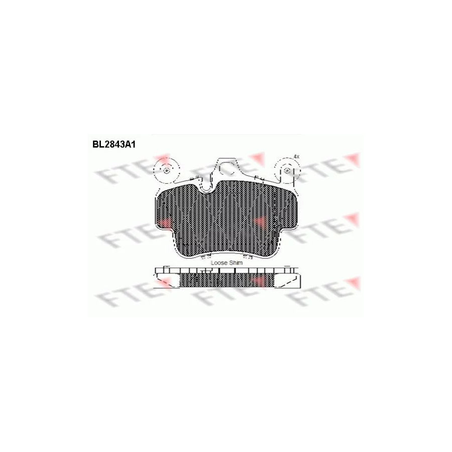 Fte BL2843A1 Brake Pad Set | ML Performance UK Car Parts