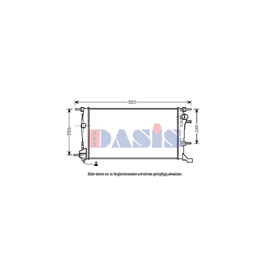 AKS Dasis 180065N Engine Radiator | ML Performance UK