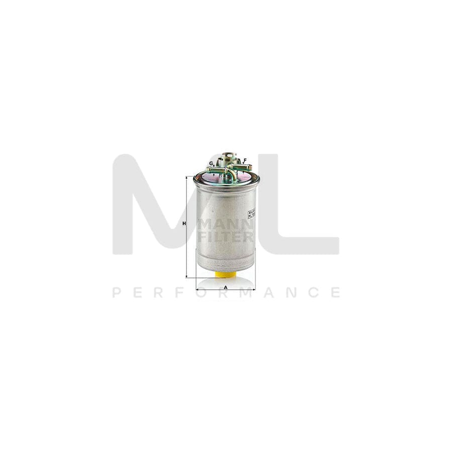 MANN-FILTER WK 823 Fuel filter In-Line Filter | ML Performance Car Parts