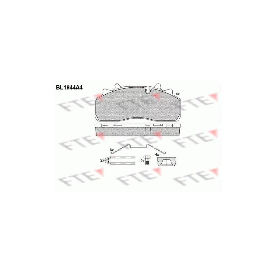 Fte BL1944A4 Brake Pad Set | ML Performance UK Car Parts