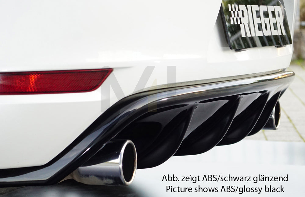 Rieger 00099811 VW Mk6 Golf GTI Rear Diffuser 6 | ML Performance UK Car Parts