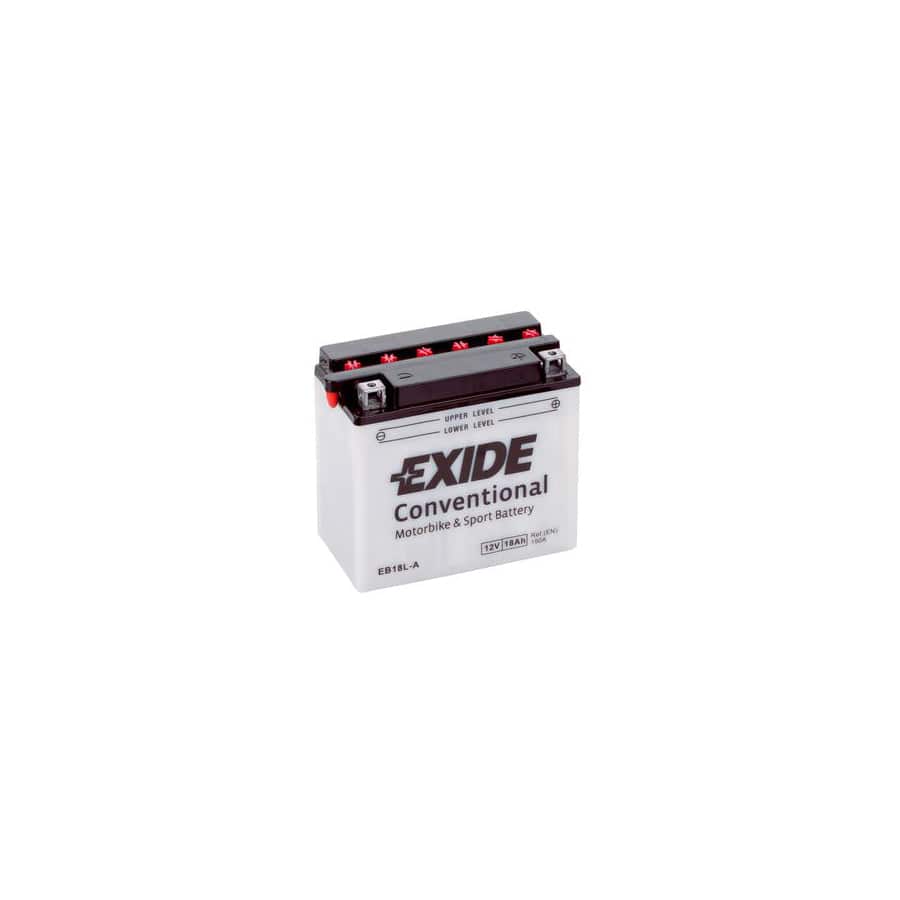 Exide EB18L-A 12V Conventional Motorcycle Battery | ML Performance UK Car Parts