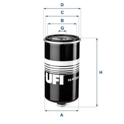 UFI 24.473.00 Fuel Filter