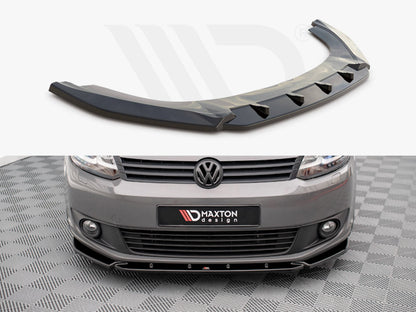 Maxton Design VW-CA-3F-FD1T Front Splitter VW Caddy MK3 Facelift (2010-2015) | ML Performance UK Car Parts