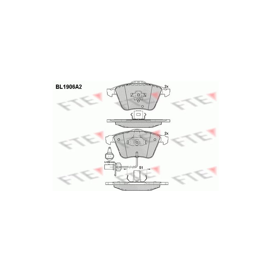 Fte 9010495 Brake Pad Set | ML Performance UK Car Parts