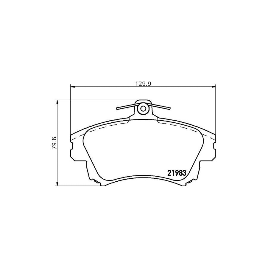 Hella 8FH 351 312-771 Heater Matrix