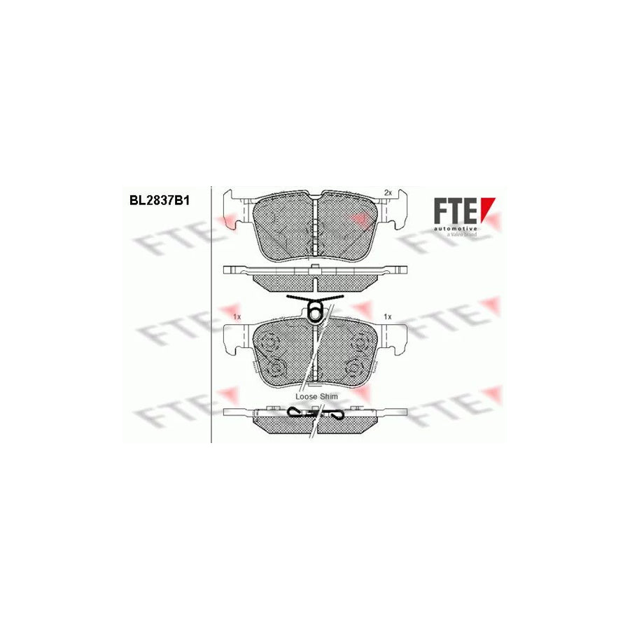 Fte BL2837B1 Brake Pad Set | ML Performance UK Car Parts