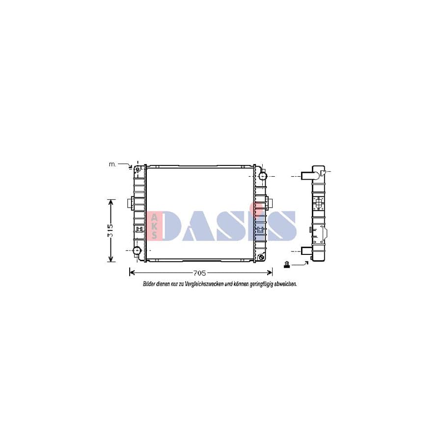 AKS Dasis 400330N Engine Radiator | ML Performance UK