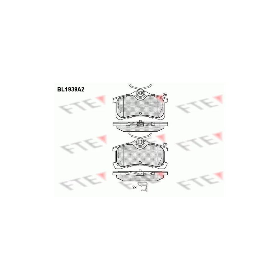 Fte BL1939A2 Brake Pad Set | ML Performance UK Car Parts