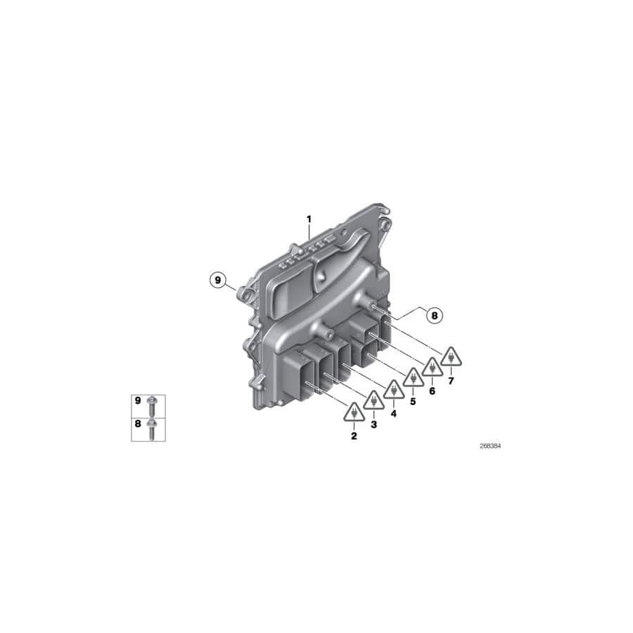 Genuine BMW 12527578493 E84 E91 F12 Covering Cap Right (Inc. X5 40iX, X6 35iX & X3 35iX) | ML Performance UK Car Parts