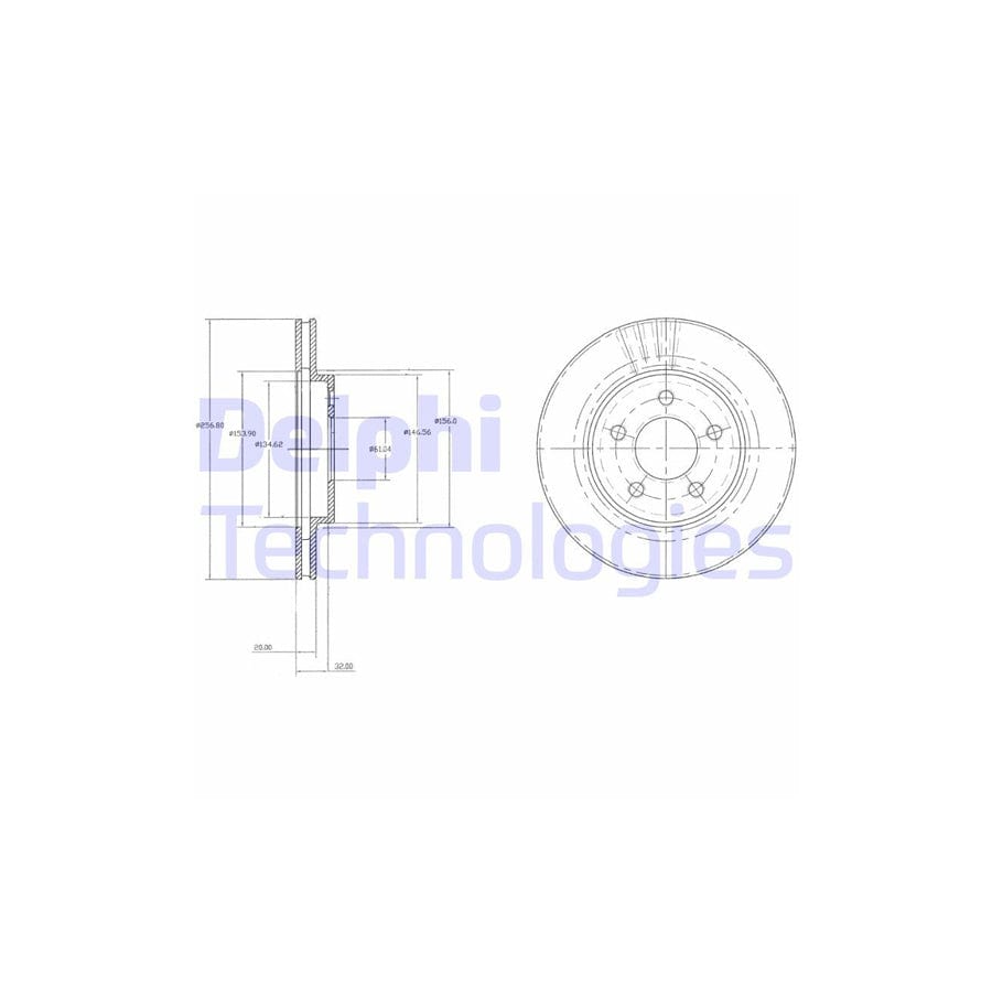 Delphi Bg3594 Brake Disc