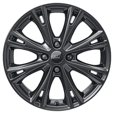 GENUINE FORD 2031734 x4 SET OF 4 FIESTA ALLOY WHEEL 17" 8-SPOKE DESIGN, ROCK METALLIC 11/2012 - 06/2017 | ML Performance UK