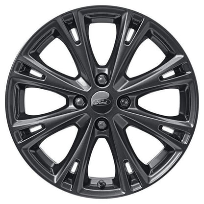 GENUINE FORD 2031734 x4 SET OF 4 FIESTA ALLOY WHEEL 17" 8-SPOKE DESIGN, ROCK METALLIC 11/2012 - 06/2017 | ML Performance UK