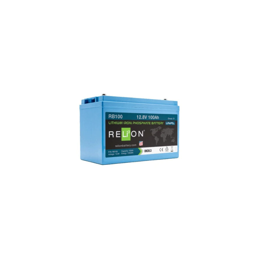 RELiON Lithium 12V 100Ah Leisure Battery LiFePO4 - REL-RB100 | ML Performance UK Car Parts