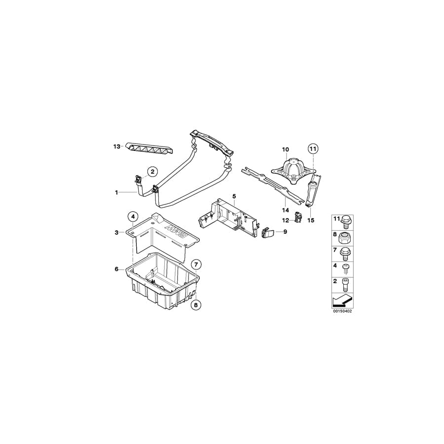 Genuine BMW 51718408906 E53 Rail (Inc. X5 4.6is, X5 3.0d & X5 3.0i) | ML Performance UK Car Parts