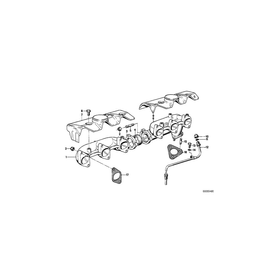 Genuine BMW 11621266973 E24 E23 E12 Covering Plate (Inc. 733i, 528i & 633CSi) | ML Performance UK Car Parts