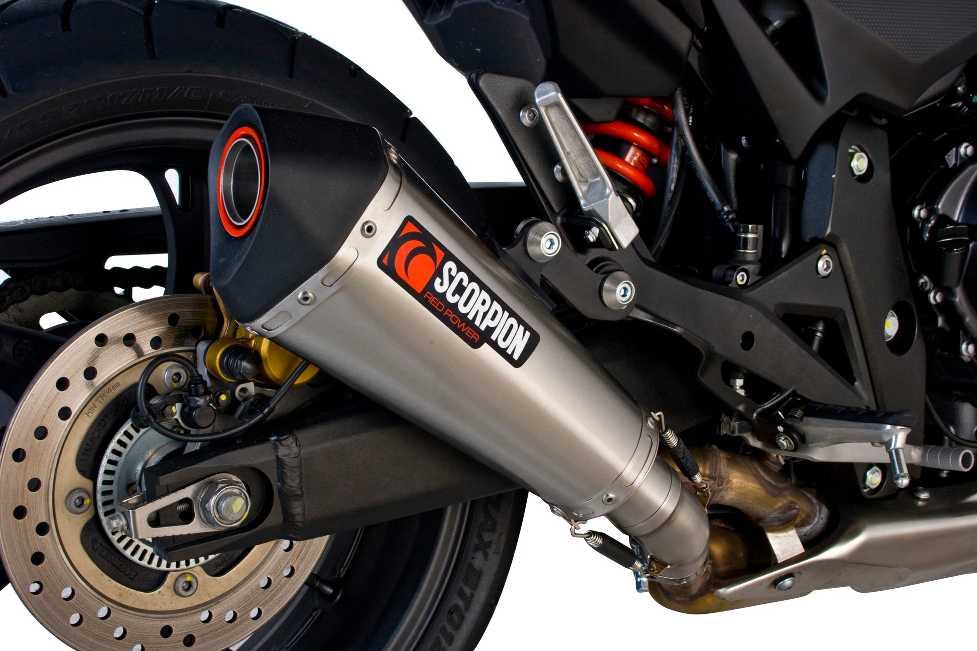 Scorpion RHA153SEO Honda CBR600 F Serket Taper Slip-On - Brushed Stainless Steel Sleeve | ML Performance UK UK