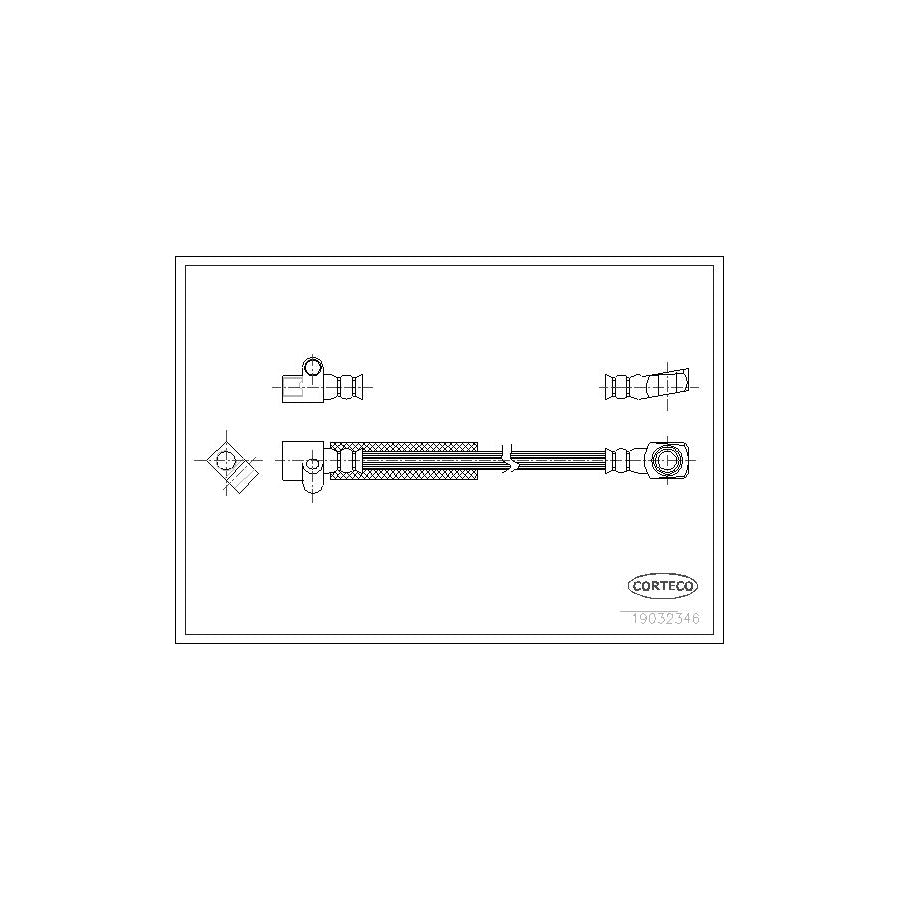 Corteco 19032346 Brake Hose | ML Performance UK