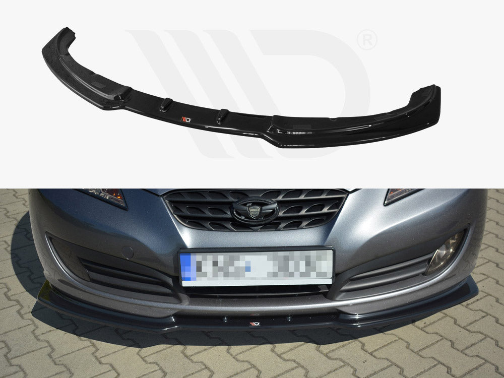 Maxton Design HY-GE-1-C-FD1T Front Splitter Hyundai Genesis MK1 Coupe (2009-2012) | ML Performance UK Car Parts